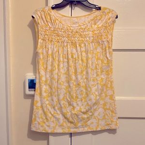 Sleeveless Ann Taylor LOFT top